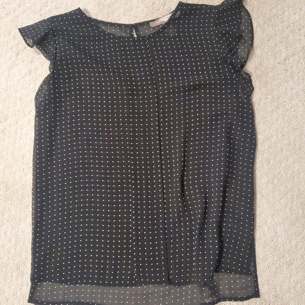 Polka dot blouse